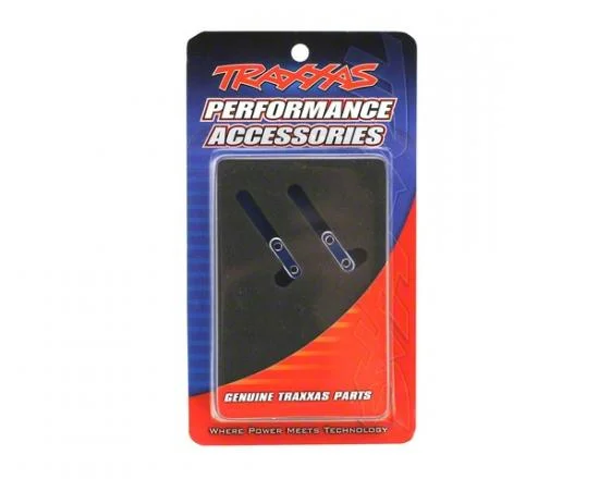 Traxxas Aluminium Steering/Shift Servo Mounts (blue-anodized) — image 2 of 2