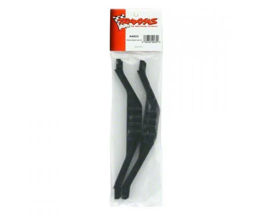Traxxas Chassis braces lower (2) (black) &mdash; image 3 of 3