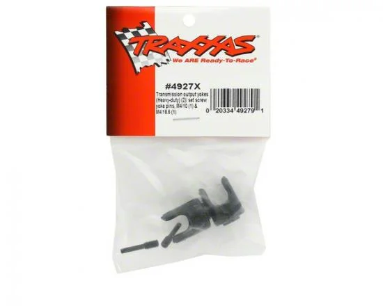 Traxxas Transmission output yokes (heavy duty) (2)/ set screw yoke pins M4/10 (1) M4/18.5 (1) — image 3 of 3