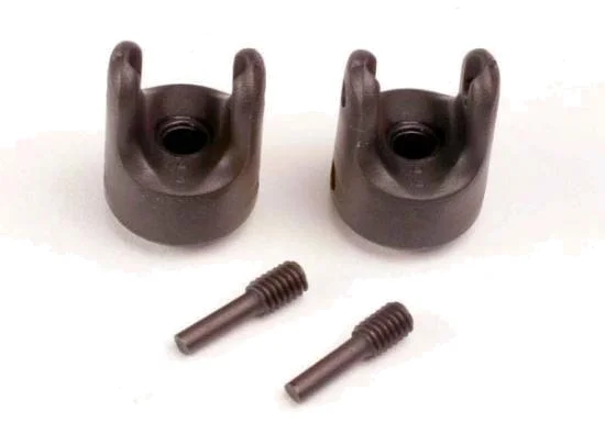 Traxxas Differential output yokes (heavy duty) (2)/ set screw yoke pins M4/10 (2) &mdash; image 2 of 3