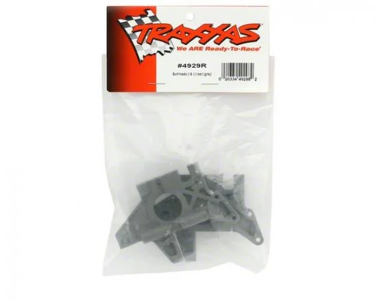 Traxxas Bulkheads (L R) (rear) (grey) &mdash; image 3 of 3