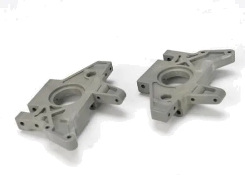 Traxxas Bulkheads (L R) (rear) (grey) &mdash; image 2 of 3