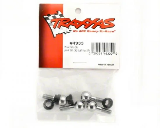 Traxxas Pivot balls (4)/ pivot ball cap bushings (4) — image 3 of 3