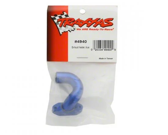 Traxxas Exhaust header blue — image 2 of 2