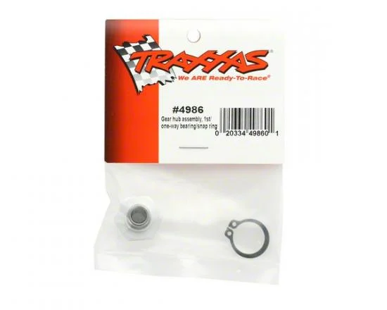 Traxxas Gear hub assembly 1st/ one-way bearing/ snap ring &mdash; image 3 of 3