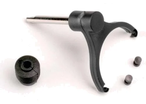 Traxxas Shift fork-shaft/ shift fork pads (2)/ rubber shift shaft seal — image 2 of 3