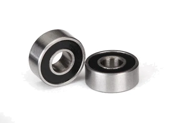 Traxxas Ball bearings black rubber sealed (4x10x4mm) (2) — image 2 of 2