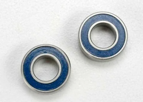 Traxxas Ball bearings blue rubber sealed (6x12x4mm) (2) — image 2 of 2