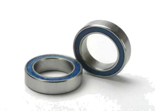 Traxxas Ball bearings blue rubber sealed (10x15x4mm) (2) &mdash; image 2 of 2