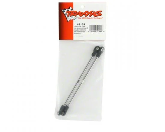 Traxxas Turnbuckles 116mm (rear toe control links) (2) (includes installed rod ends and hollow ball connectors) &mdash; image 2 of 2