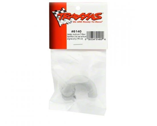 Traxxas Header Aluminium (T-MAXX) (for rear exhaust engines only) (TRX 2.5 2.5R 3.3) — image 3 of 3