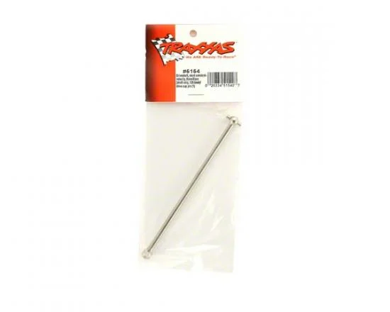 Traxxas Driveshaft steel constant-velocity Revo/MAXX (shaft only 128.5mm)/ drive cup pin (1) &mdash; image 3 of 3