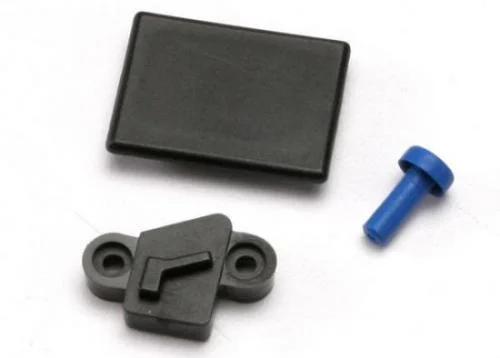 Traxxas Cover plates and seals forward only conversion (Revo) (Optidrive blank-out plate Optidrive sensor cover shift fork cover) These seals cover all of the openings in the receiver box and transmission when the forward only conversion is instal ** CLEA &mdash; image 2 of 3