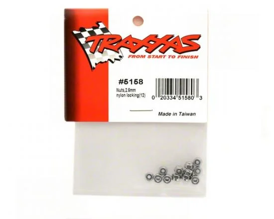 Traxxas Nuts 2.5mm nylon locking (12) — image 3 of 3