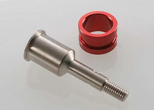 Traxxas Stub axle (1)/ axle sleeve (1) Revo/MAXX (steel constant-velocity driveshaft) — image 2 of 3