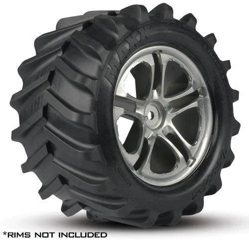 Traxxas MAXX Chevron 3.8 Tires with foam inserts (2) (fits Revo/MAXX series) &mdash; image 2 of 3