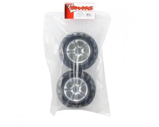 Traxxas Talon Tyres Pre Mounted on 17mm Hex Chrome Wheels (2) — image 3 of 3