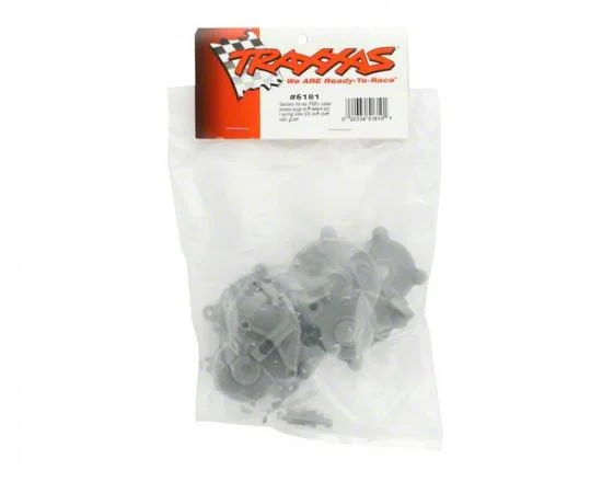 Traxxas Gearbox halves (front rear)/ rubber access plug/ shift detent ball/ spring/ 4mm GS/ shift shaft seal glued — image 2 of 2