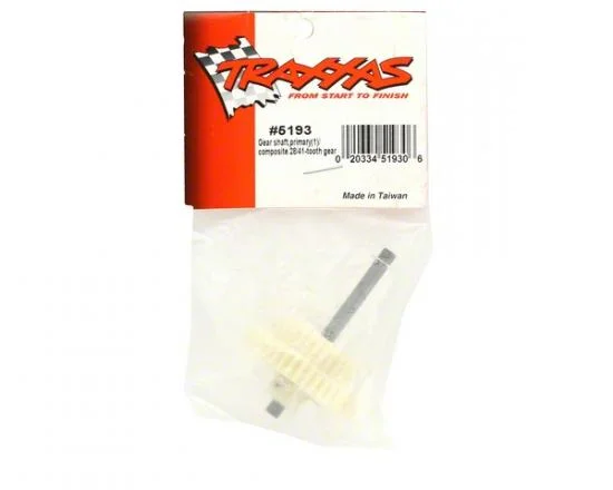 Traxxas Gear shaft primary(1)/ composite 28/41-tooth gear — image 3 of 3