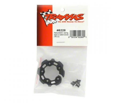 Traxxas Head protector cooling head (1)/3x6mm CCS (5) (TRX 3.3) — image 2 of 2