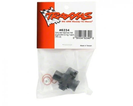 Traxxas Carburetor body/ fuel inlet plug/ 5x.9mm O-ring (1-each) (TRX 2.5/3.3) — image 3 of 3