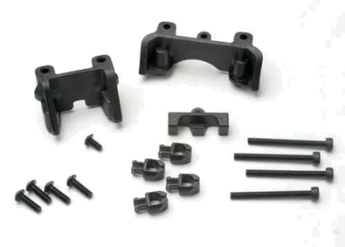 Traxxas Shock mounts (front rear)/ wire clip (1)/ chassis wire clips (4)/ 3x32mm CS (4)/ 3x6mm BCS (1) &mdash; image 2 of 3