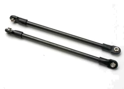 Traxxas Push rod (steel) (assembled with rod ends) (2) (black) (use with 5359 progressive 3 rockers) &mdash; image 2 of 3