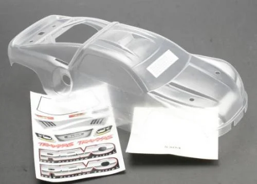 Traxxas Body Revo (Platinum Edition) (clear requires painting)/decal sheet — image 2 of 3