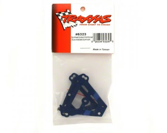 Traxxas Bulkhead tie bars front rear (blue-anodized Aluminium) — image 3 of 3