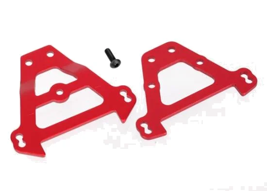 Traxxas Bulkhead tie bars front rear (red-anodized Aluminium) — image 2 of 2