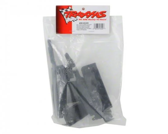 Traxxas Box receiver battery (2)/ cover/ foam pad adhesive/ charge jack plug (rubber)/ 4x8mm BCS (1)/ 4x12mm BCS (2) (contains both boxes to accommodate either AA battery holder or RX flat pack) — image 2 of 2