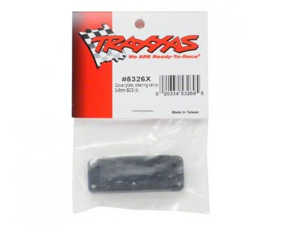 Traxxas Cover plate steering servo/ 3x8 BCS (4) — image 2 of 2