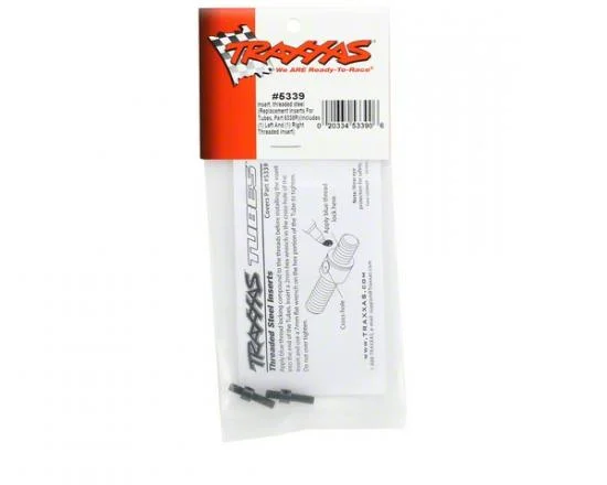 Traxxas Insert threaded steel (replacement inserts for TUBES) (includes (1) left and (1) right threaded insert) &mdash; image 3 of 3