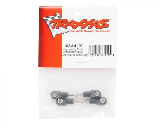 Traxxas Linkage steering (Revo) (3x30mm turnbuckle) (2)/ rod ends (4)/ hollow balls (4) — image 3 of 3