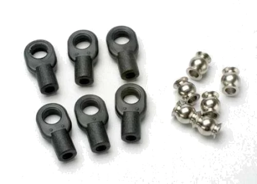 Traxxas Rod ends small with hollow balls (6) (for Revo steering linkage) — image 2 of 3