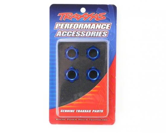 Traxxas Wheel nuts splined 17mm (blue-anodized) (4) — image 3 of 3