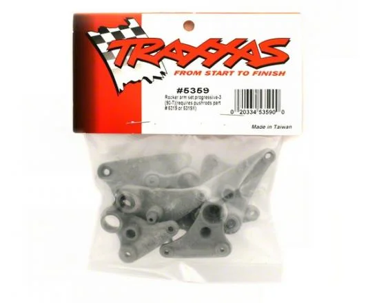 Traxxas Rocker arm set progressive-3 (90-T) (requires pushrods part 5319 or 5319X) — image 3 of 3