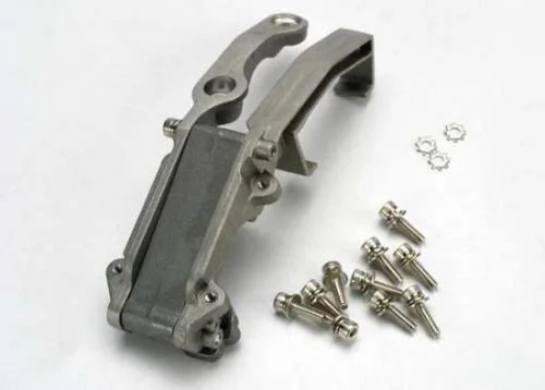Traxxas Engine mount (complete assembly)/ 3x28mm CS with washers (2)/ 3x10 CS with washers (10) &mdash; image 2 of 3