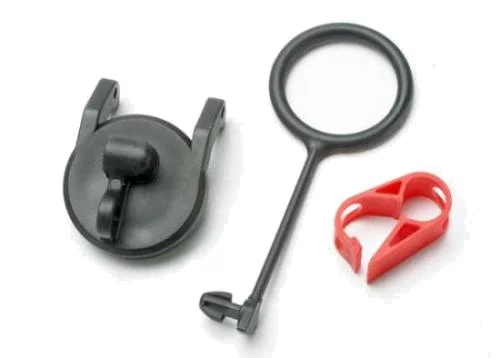 Traxxas Pull ring fuel tank cap (1)/ engine shut-off clamp (1) — image 2 of 3