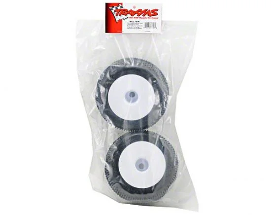Traxxas Response Pro Tyres - Pre Glued On 3.8 White Dish Wheels - 17mm Traxxas Splined Fitting - Pair — image 3 of 3