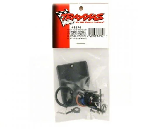 Traxxas Rebuild kit fuel tank (includes: mounting post grommets (2) tank guard mounting clips (2) cap o-ring cap o-ring retainer cap pull ring spring hardware) — image 3 of 3