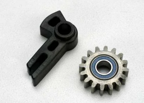 Traxxas Gear idler/ idler gear support/ bearing (pressed in) — image 2 of 3