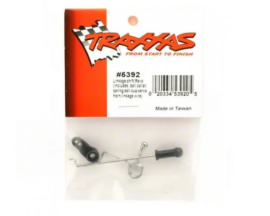Traxxas Linkage shift Revo (includes: ball collar spring ball cup servo horn linkage wire) — image 3 of 3