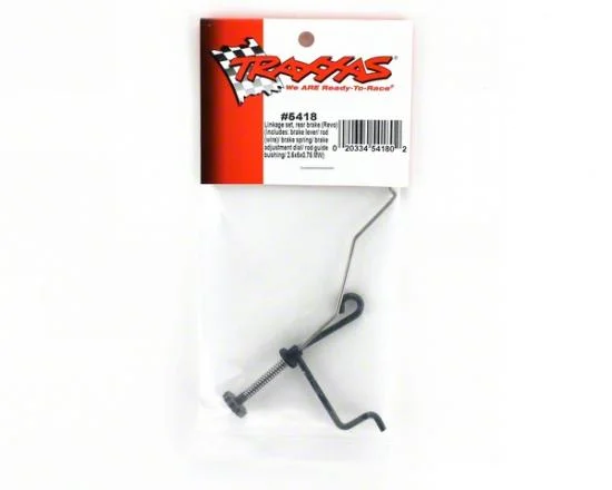 Traxxas Linkage set rear brake (Revo) (Includes: brake lever/ rod (wire)/ brake spring/ brake adjustment dial/ rod guide bushing/ screw collar) — image 3 of 3