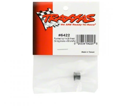 Traxxas Flywheel Nut 1/4-28 thread (for big blocks w/SG shafts)/ &mdash; image 2 of 2