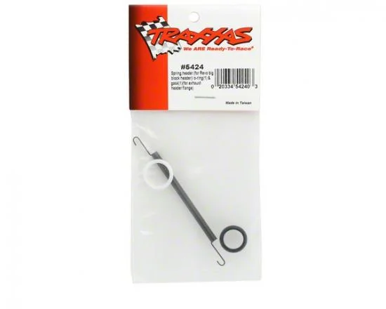 Traxxas Spring header (for Revo big block header)/o-ring (1) gasket (1) (for exhaust header flange) — image 3 of 3