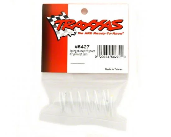 Traxxas Spring Shock (white) (GTR) (front 0.7 yellow) (1 pair) &mdash; image 3 of 3