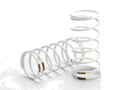 Traxxas Spring Shock (white) (GTR) (rear) (1.0 rate tan) (1 pair) &mdash; image 2 of 3