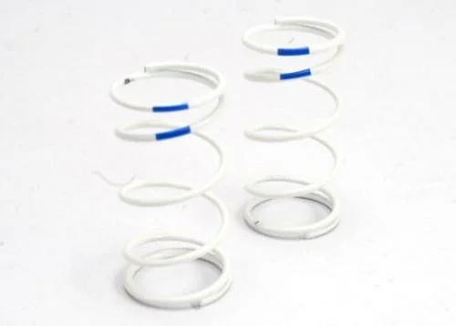 Traxxas Spring Shock (white) (GTR) (rear) (1.6 rate blue) (1 pair) — image 2 of 3