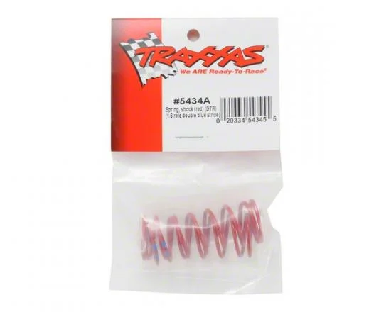 Traxxas Spring Shock (red) (GTR) (1.6 rate double blue stripe) &mdash; image 3 of 3